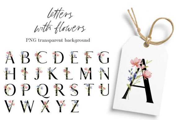 Alphabet, Letters, Floral Monogram, PNG: A Graphic Design Review