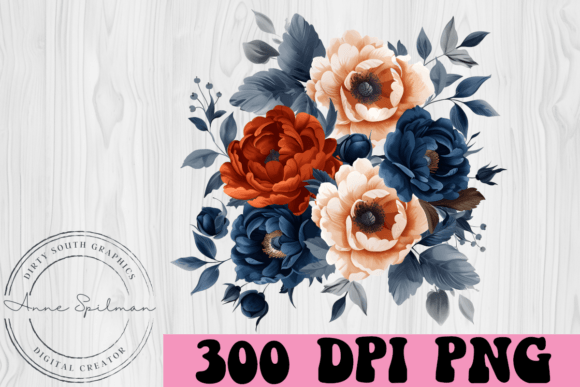 Dark Watercolor Floral Spray Review