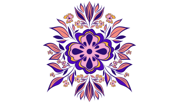 Floral Circular Pattern: Essential Graphics & Illustrations for Modern Design