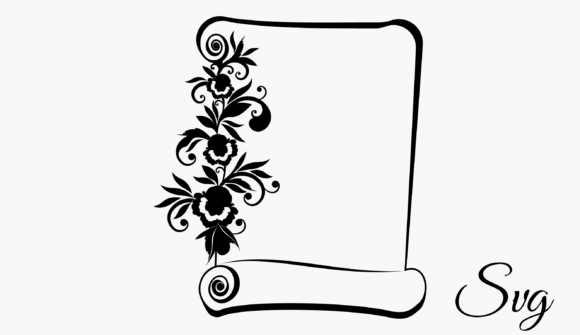 Floral Scrol Graphics: A Vintage Illustrations Review