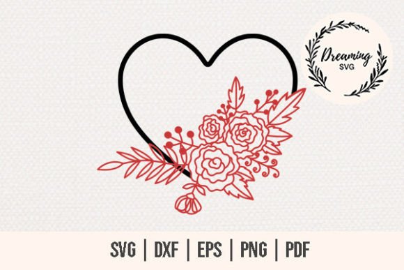 Floral Valentine Heart SVG: A Designer's Review of Graphics and Illustrations