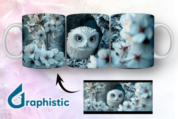 Owl Floral Break Through Mug Wrap 19: A Practical Review for Graphics and Illustrations
