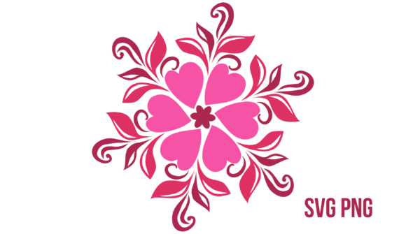 Pink Floral Pattern Graphics for Modern Illustrations